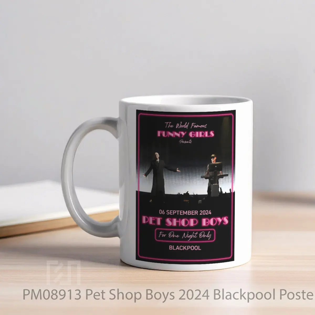 Mug Pet Shop Boys 2024 Blackpool MPM08913 - All-side / Desain