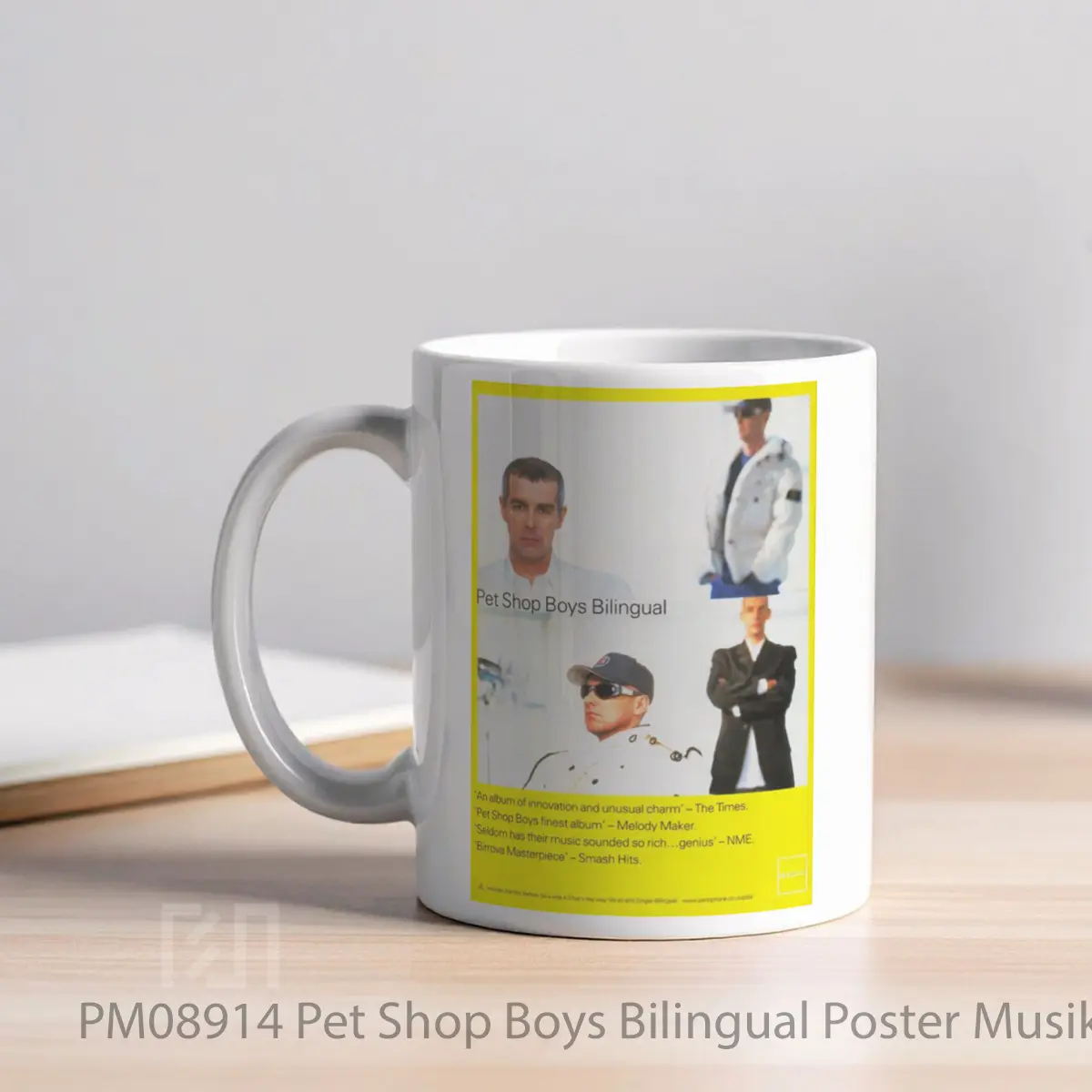 Mug Pet Shop Boys Bilingual MPM08914 - All-side / Desain