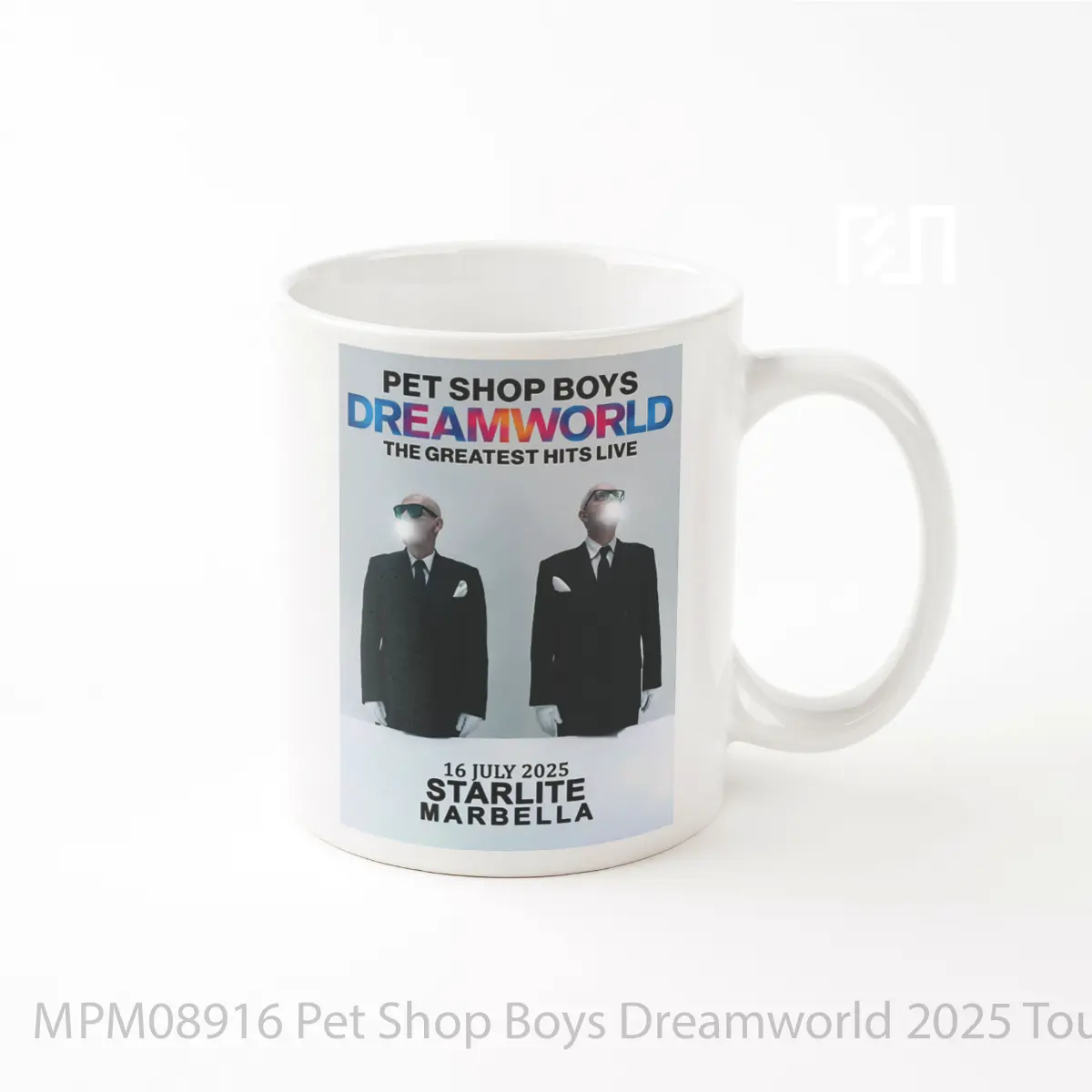 Mug Pet Shop Boys Dreamworld 2025 Tour Marbella Starlite MPM08916