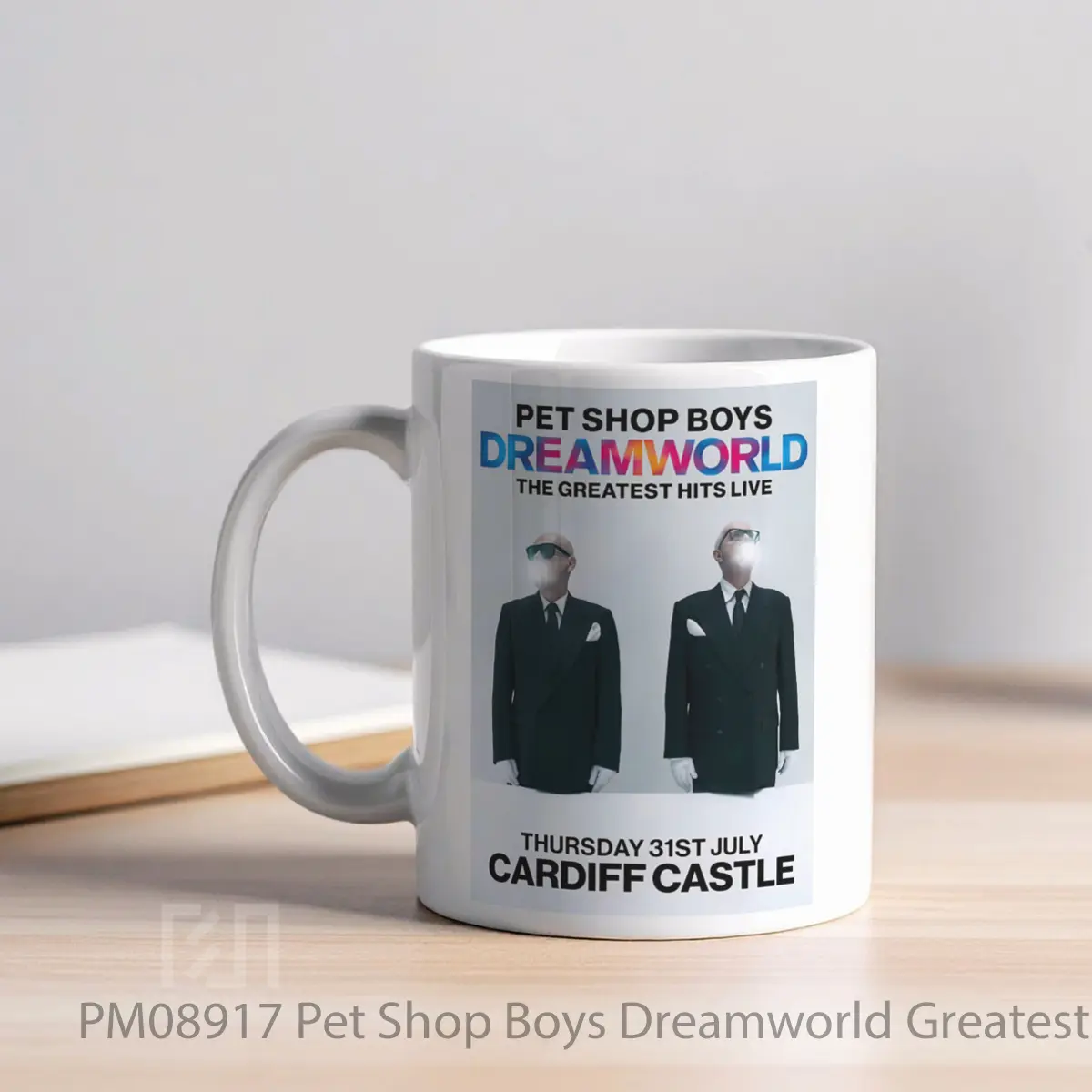 Mug Pet Shop Boys Dreamworld Greatest Hits Uk Tour 2025 MPM08917 - All-side / Desain