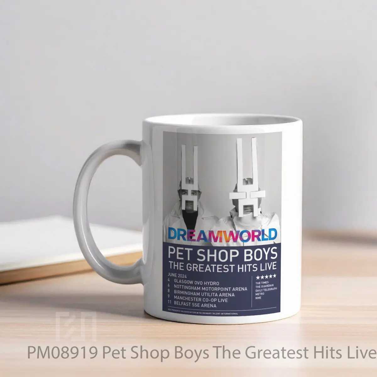 Mug Pet Shop Boys The Greatest Hits Live Uk Arena Tour 2024 MPM08919 - All-side / Desain