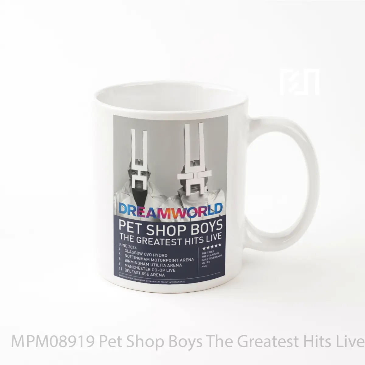 Mug Pet Shop Boys The Greatest Hits Live Uk Arena Tour 2024 MPM08919