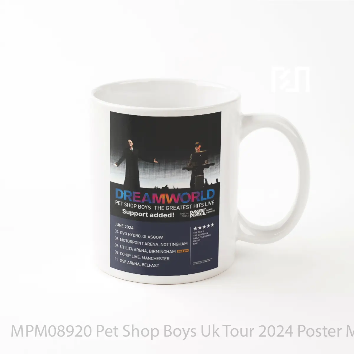 Mug Pet Shop Boys Uk Tour 2024 MPM08920