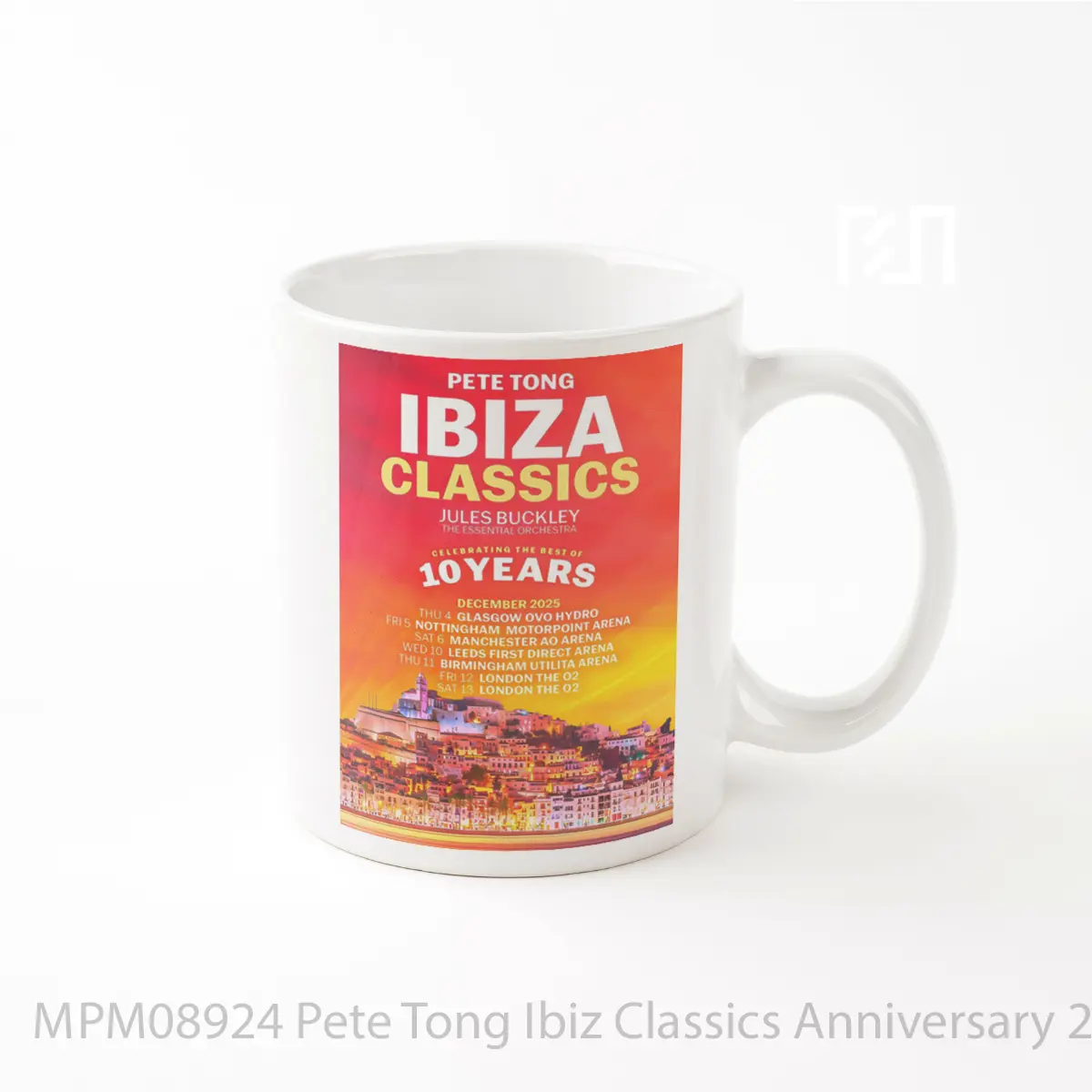Mug Pete Tong Ibiz Classics Anniversary 2025 Uk Arena MPM08924