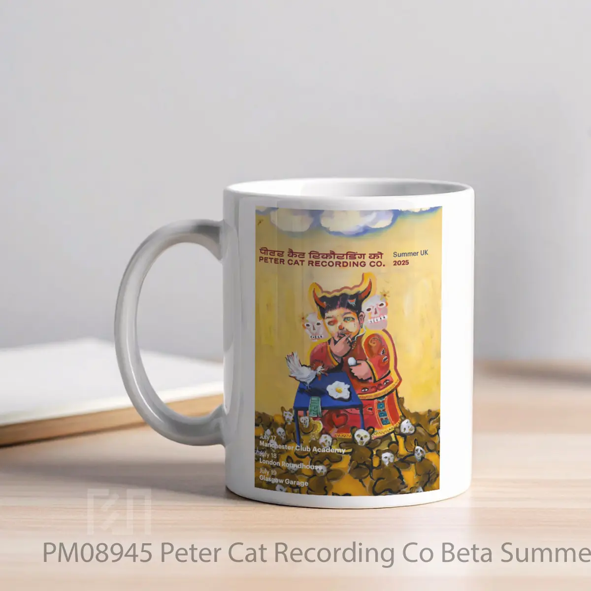 Mug Peter Cat Recording Co Beta Summer Live Uk Tour 2025 MPM08945 - All-side / Desain
