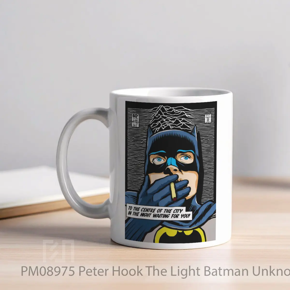 Mug Peter Hook The Light Batman Unknown Pleasures To MPM08975 - All-side / Desain