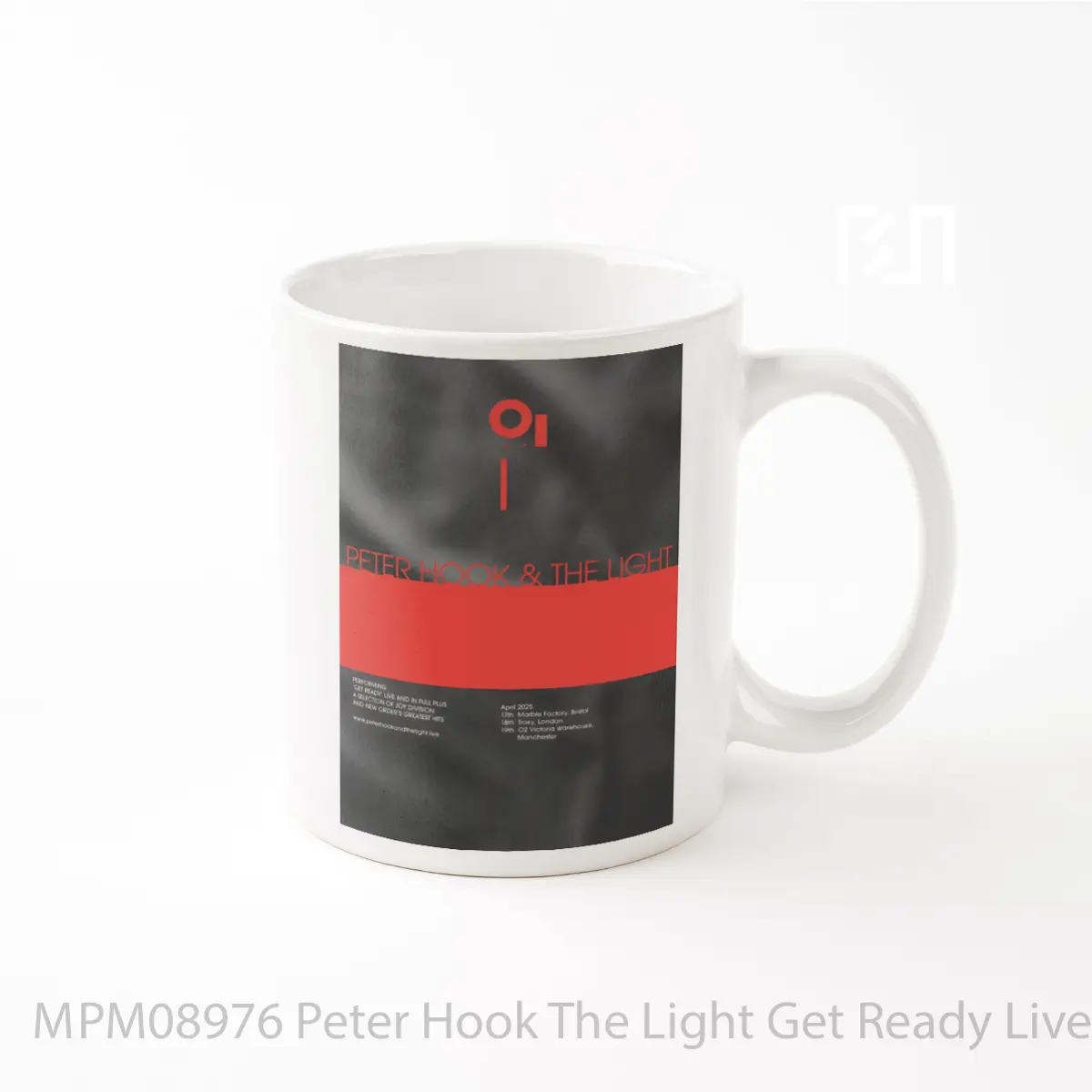 Mug Peter Hook The Light Get Ready Live Uk Tour 2025 MPM08976