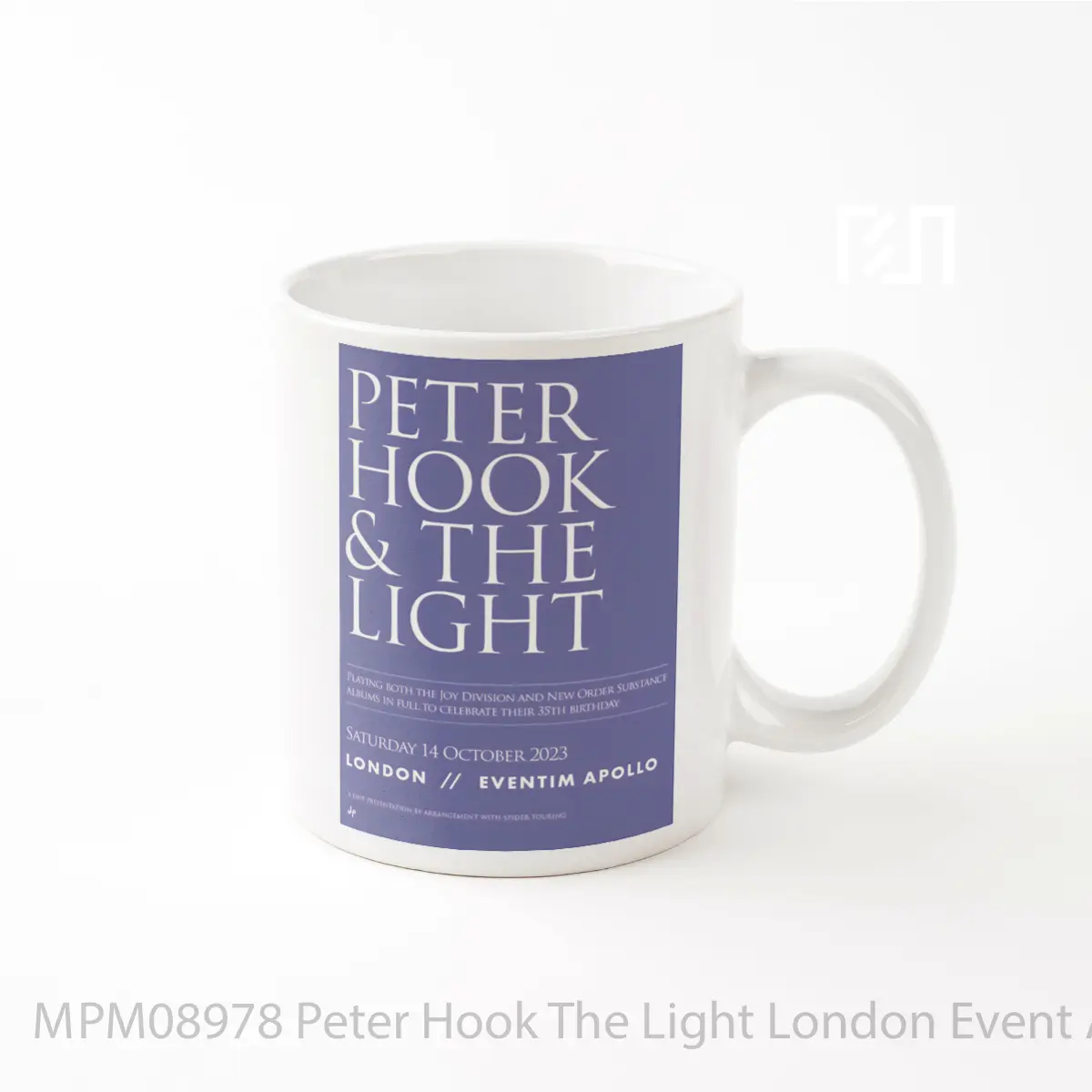 Mug Peter Hook The Light London Event Apollo MPM08978