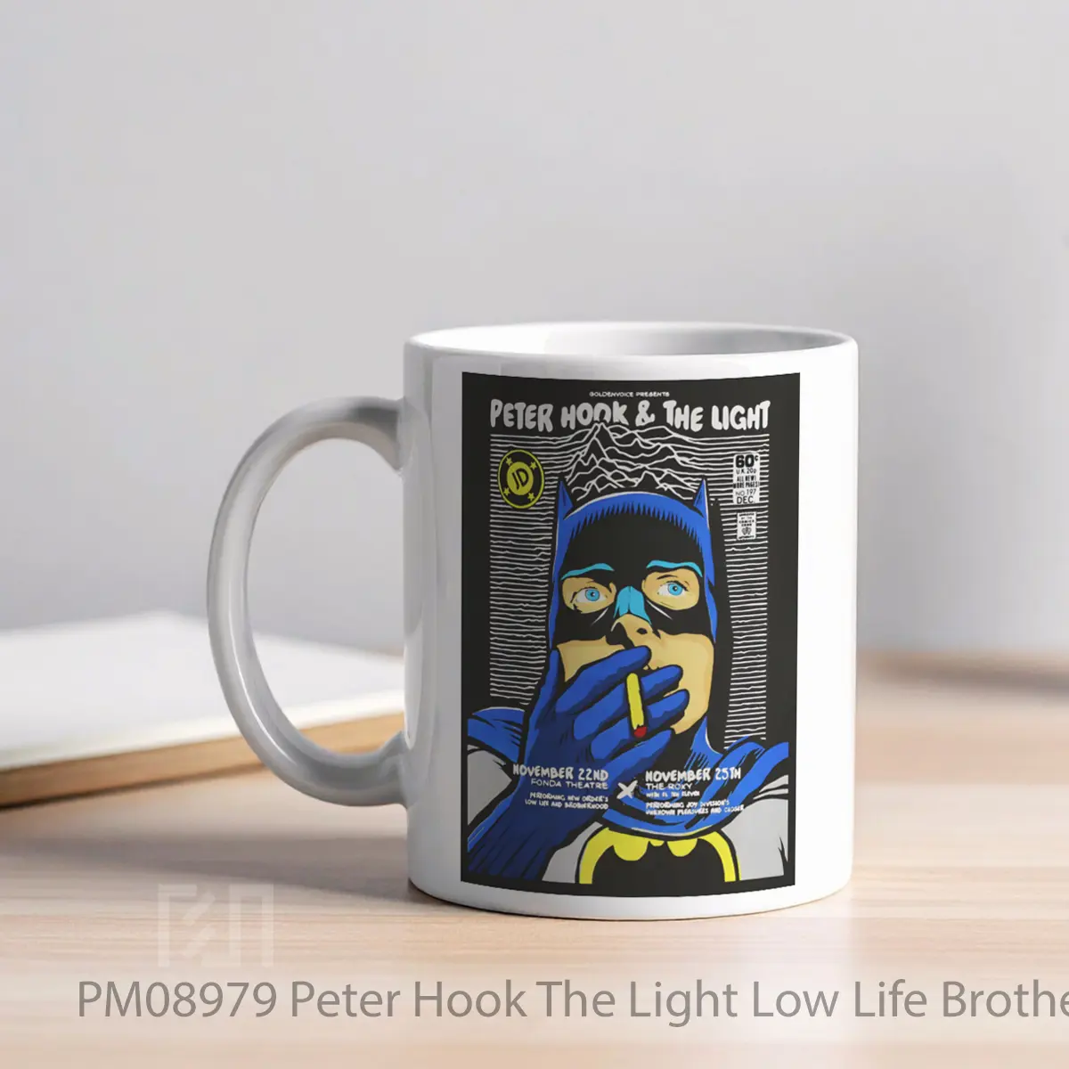 Mug Peter Hook The Light Low Life Brotherhood Tour 2014 Los Angeles MPM08979 - All-side / Desain