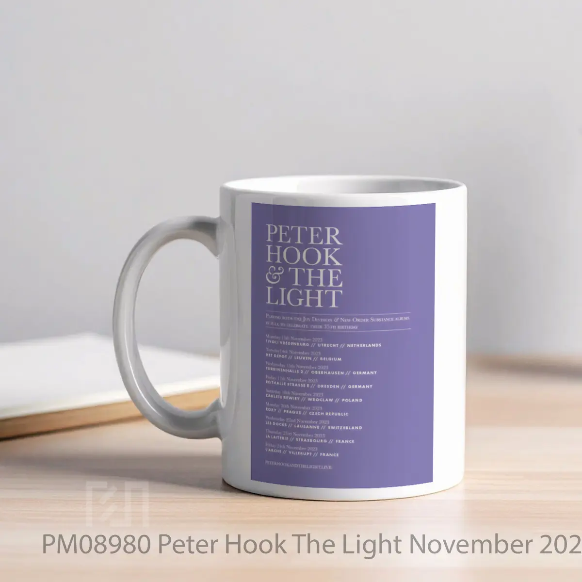 Mug Peter Hook The Light November 2023 European Tour MPM08980 - All-side / Desain