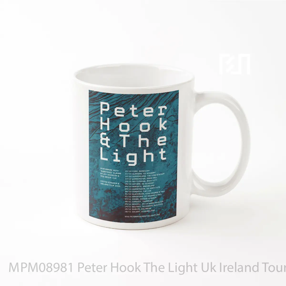 Mug Peter Hook The Light Uk Ireland Tour 2024 MPM08981