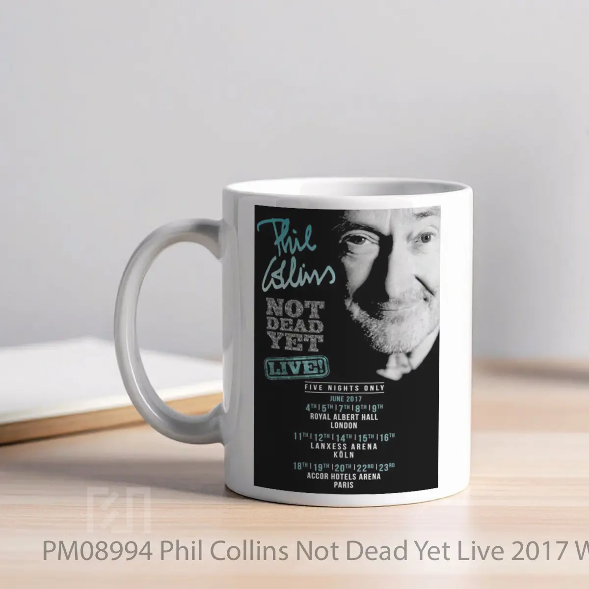Mug Phil Collins Not Dead Yet Live 2017 World Tour MPM08994 - All-side / Desain