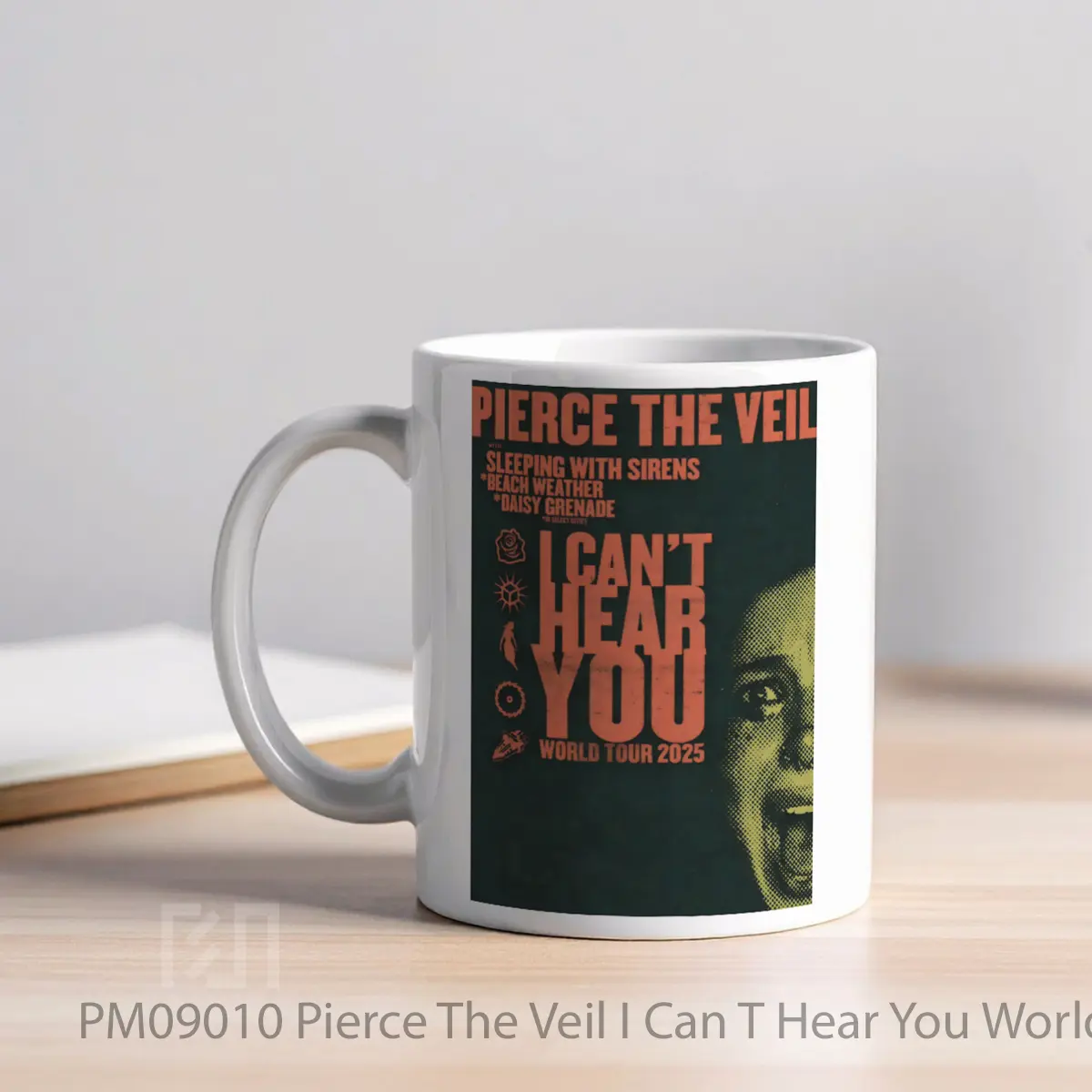 Mug Pierce The Veil I Can T Hear You World Tour 2025 MPM09010 - All-side / Desain