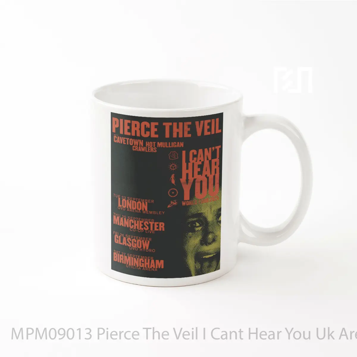 Mug Pierce The Veil I Cant Hear You Uk Arena Tour 2025 MPM09013