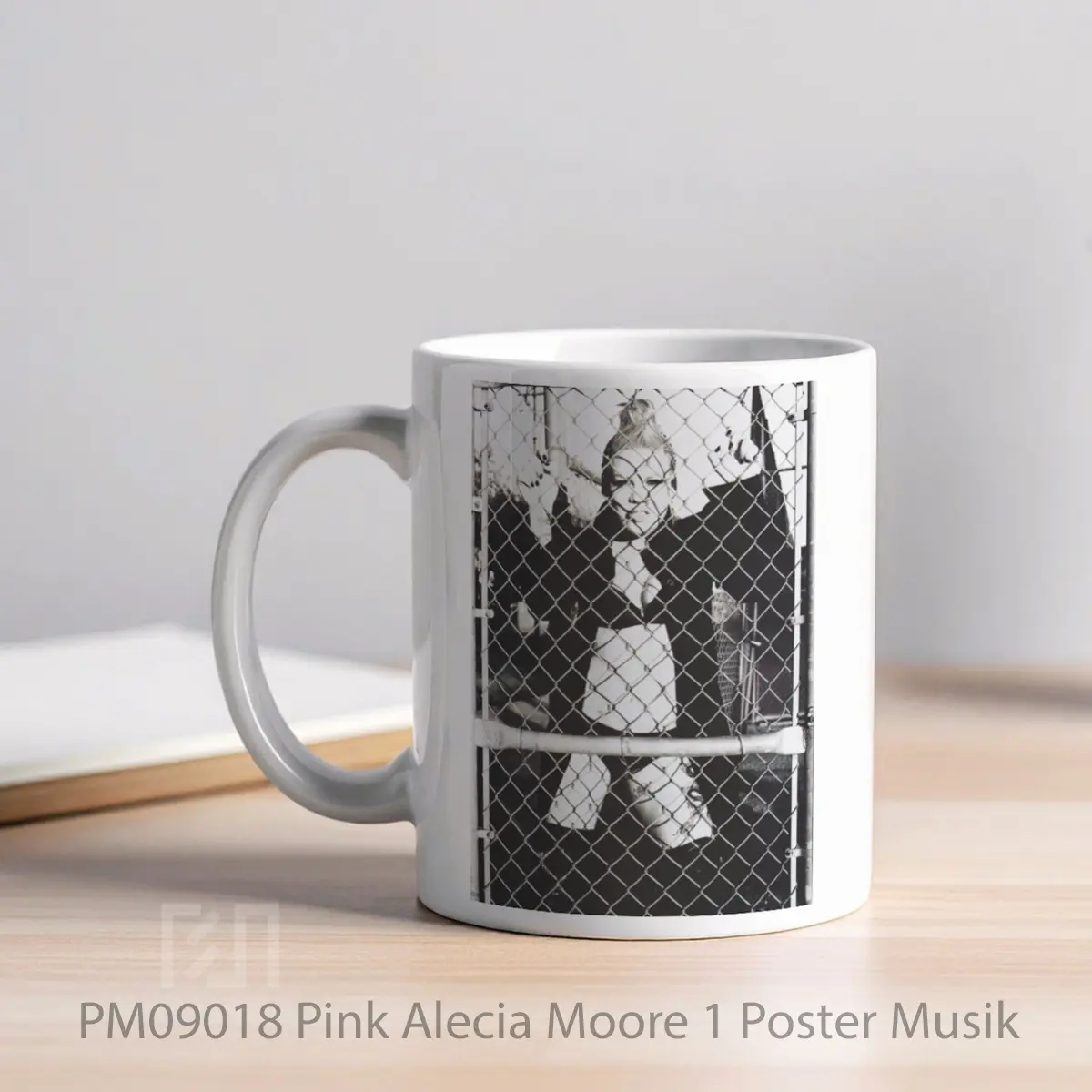 Mug Pink Alecia Moore 1 MPM09018 - All-side / Desain