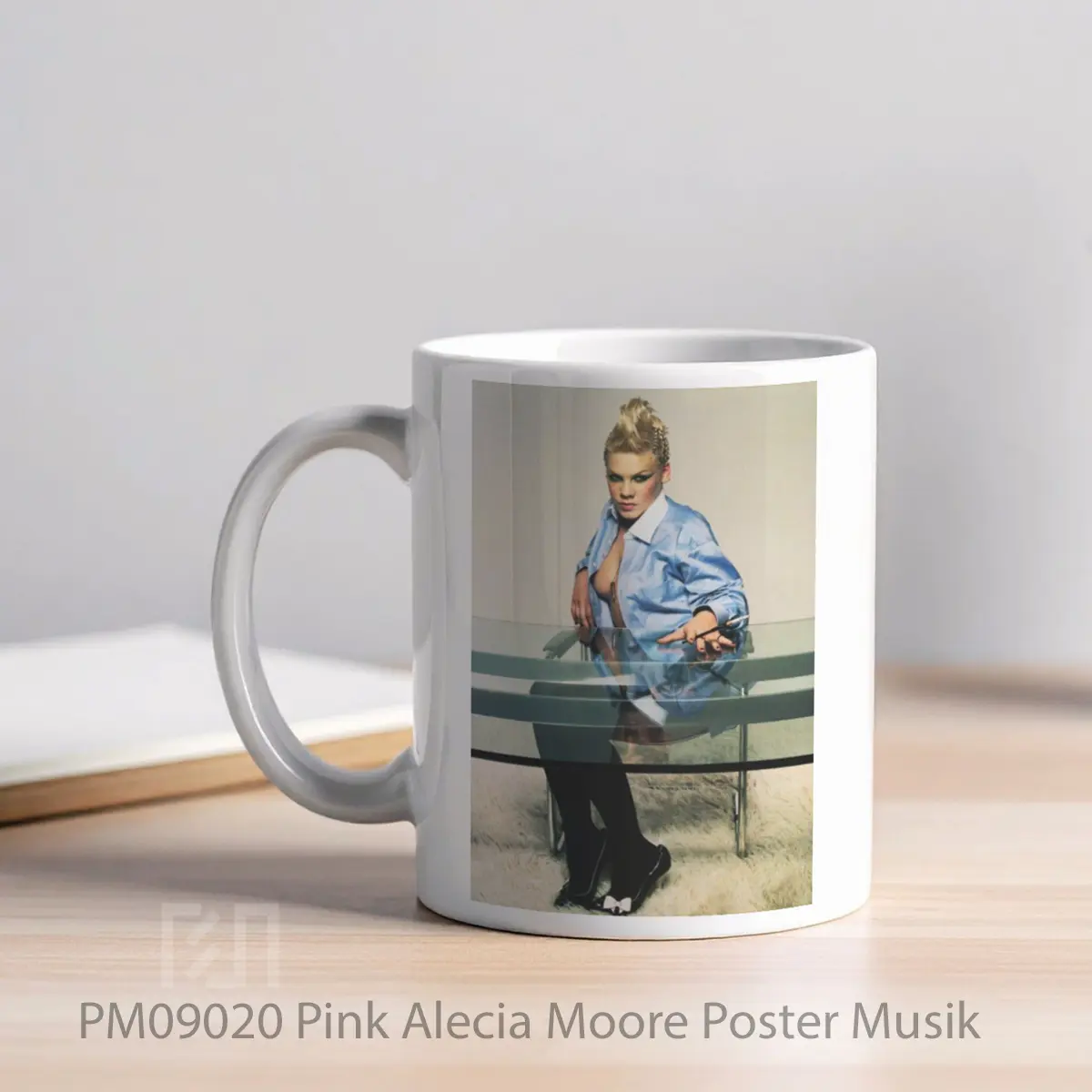 Mug Pink Alecia Moore MPM09020 - All-side / Desain