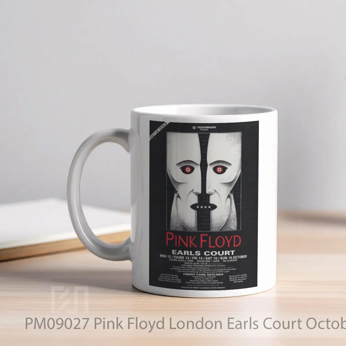 Mug Pink Floyd London Earls Court October 1994 MPM09027 - All-side / Desain