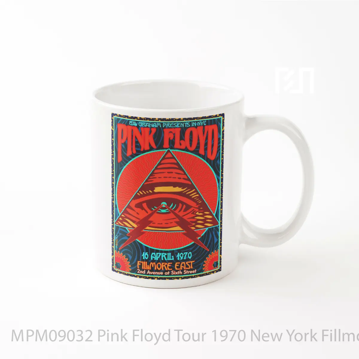 Mug Pink Floyd Tour 1970 New York Fillmore East MPM09032