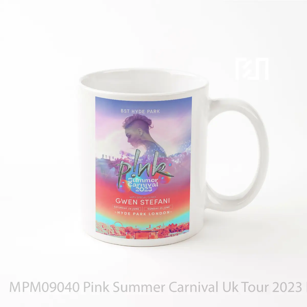 Mug Pink Summer Carnival Uk Tour 2023 London Hyde Park MPM09040