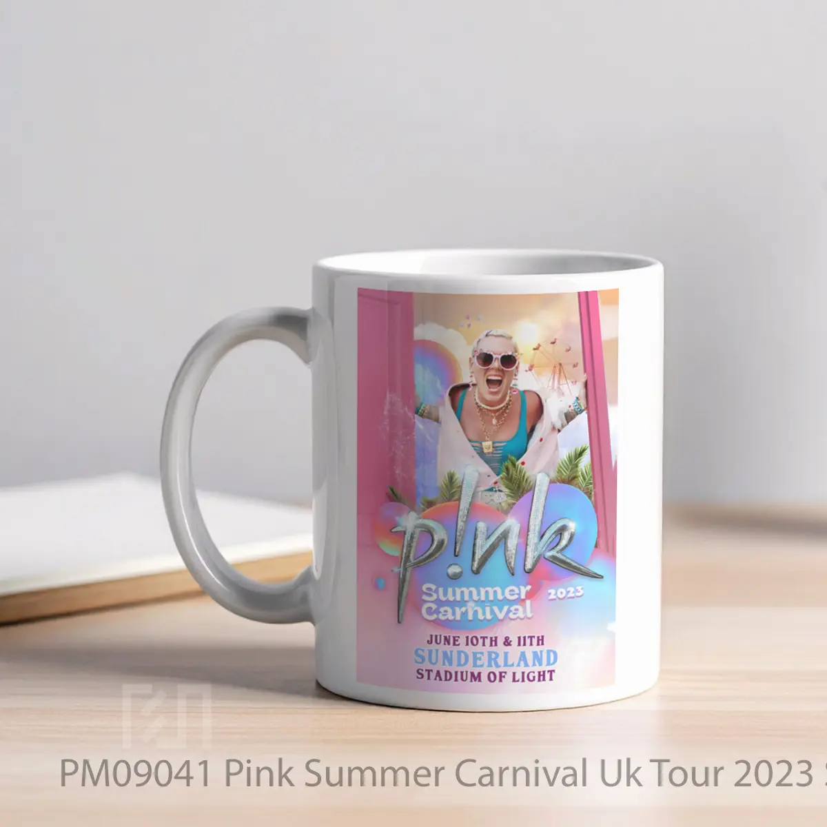Mug Pink Summer Carnival Uk Tour 2023 Sunderland MPM09041 - All-side / Desain