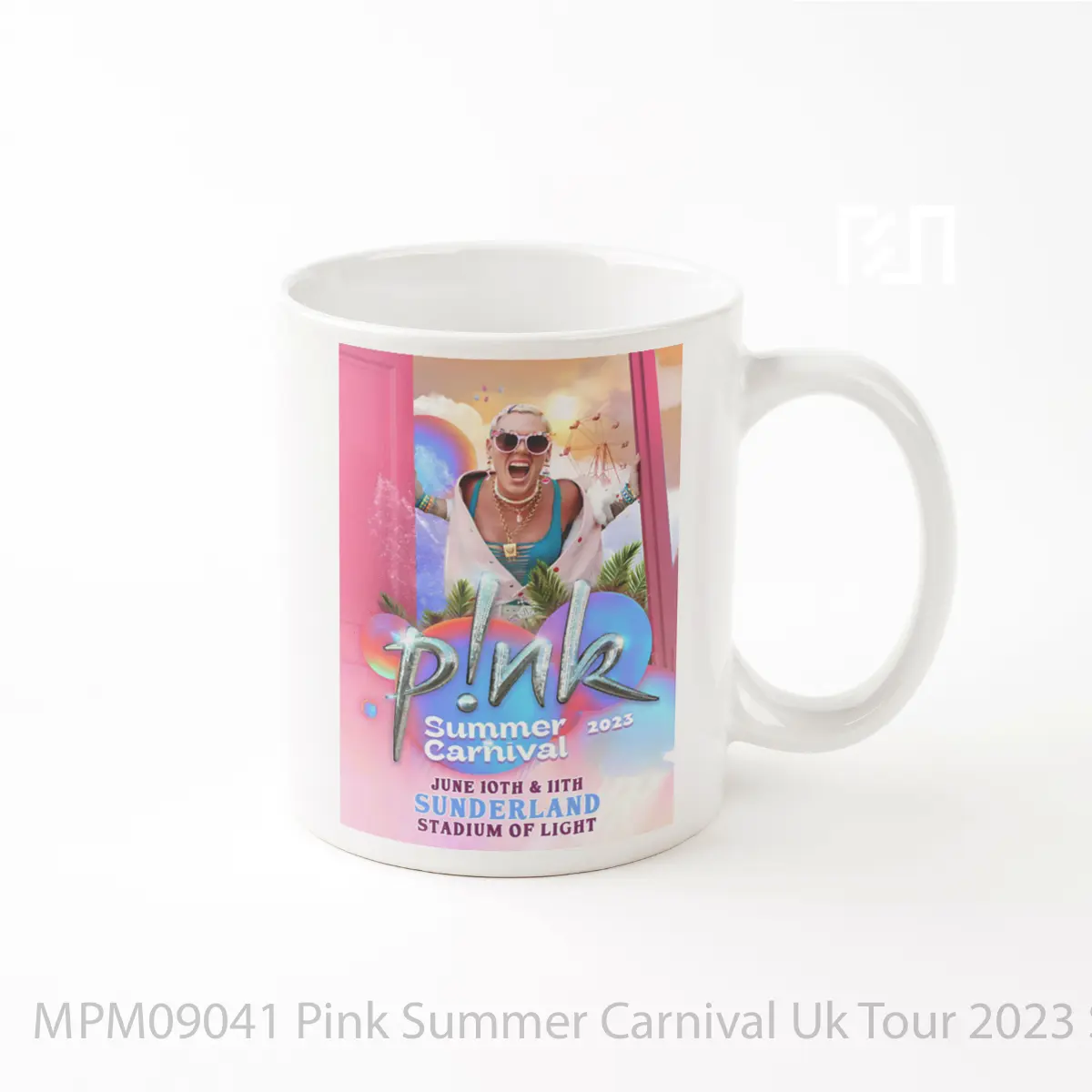 Mug Pink Summer Carnival Uk Tour 2023 Sunderland MPM09041