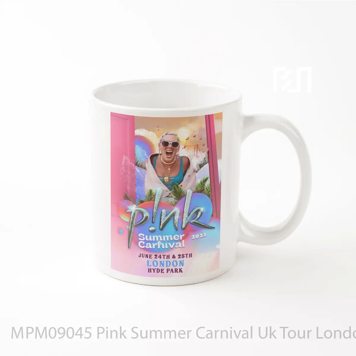 Mug Pink Summer Carnival Uk Tour London Hyde Park 2023 MPM09045