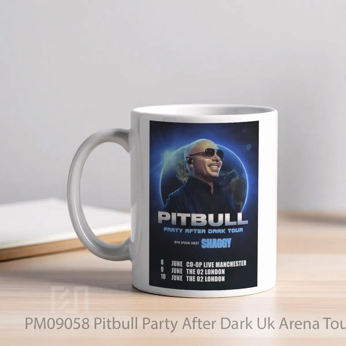 Mug Pitbull Party After Dark Uk Arena Tour 2025 Manchester MPM09058 - All-side / Desain