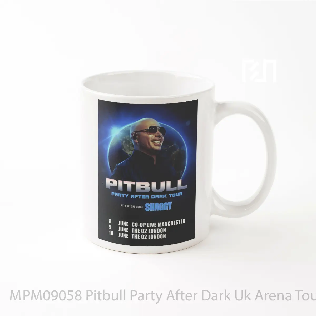 Mug Pitbull Party After Dark Uk Arena Tour 2025 Manchester MPM09058