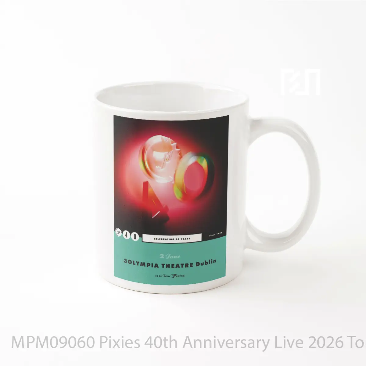 Mug Pixies 40th Anniversary Live 2026 Tour Dublin MPM09060