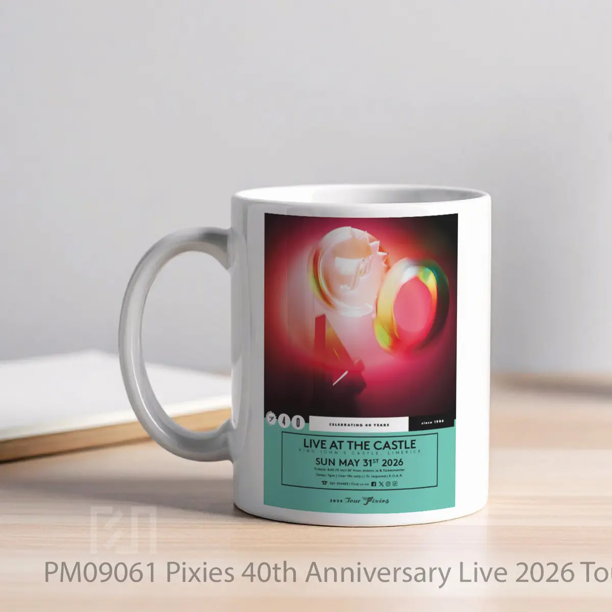 Mug Pixies 40th Anniversary Live 2026 Tour Lime MPM09061 - All-side / Desain