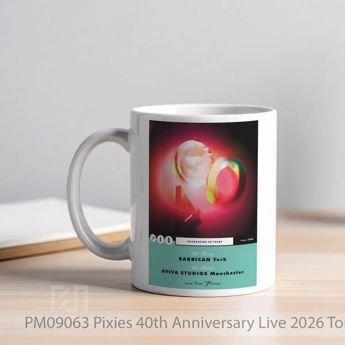 Mug Pixies 40th Anniversary Live 2026 Tour Manchester MPM09063 - All-side / Desain