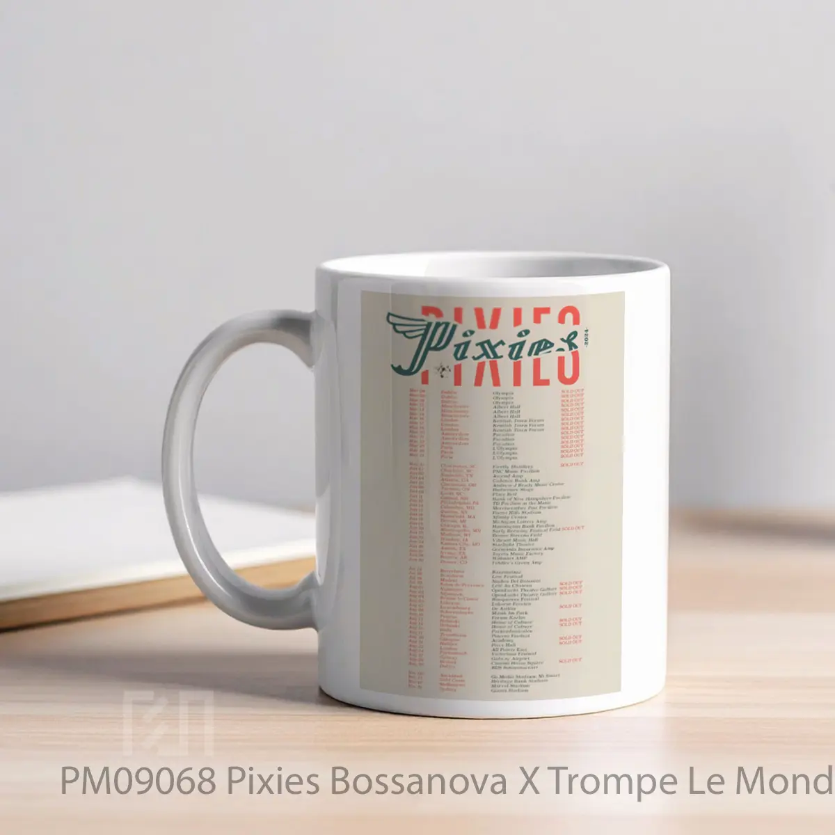 Mug Pixies Bossanova X Trompe Le Monde World Tour 2024 MPM09068 - All-side / Desain