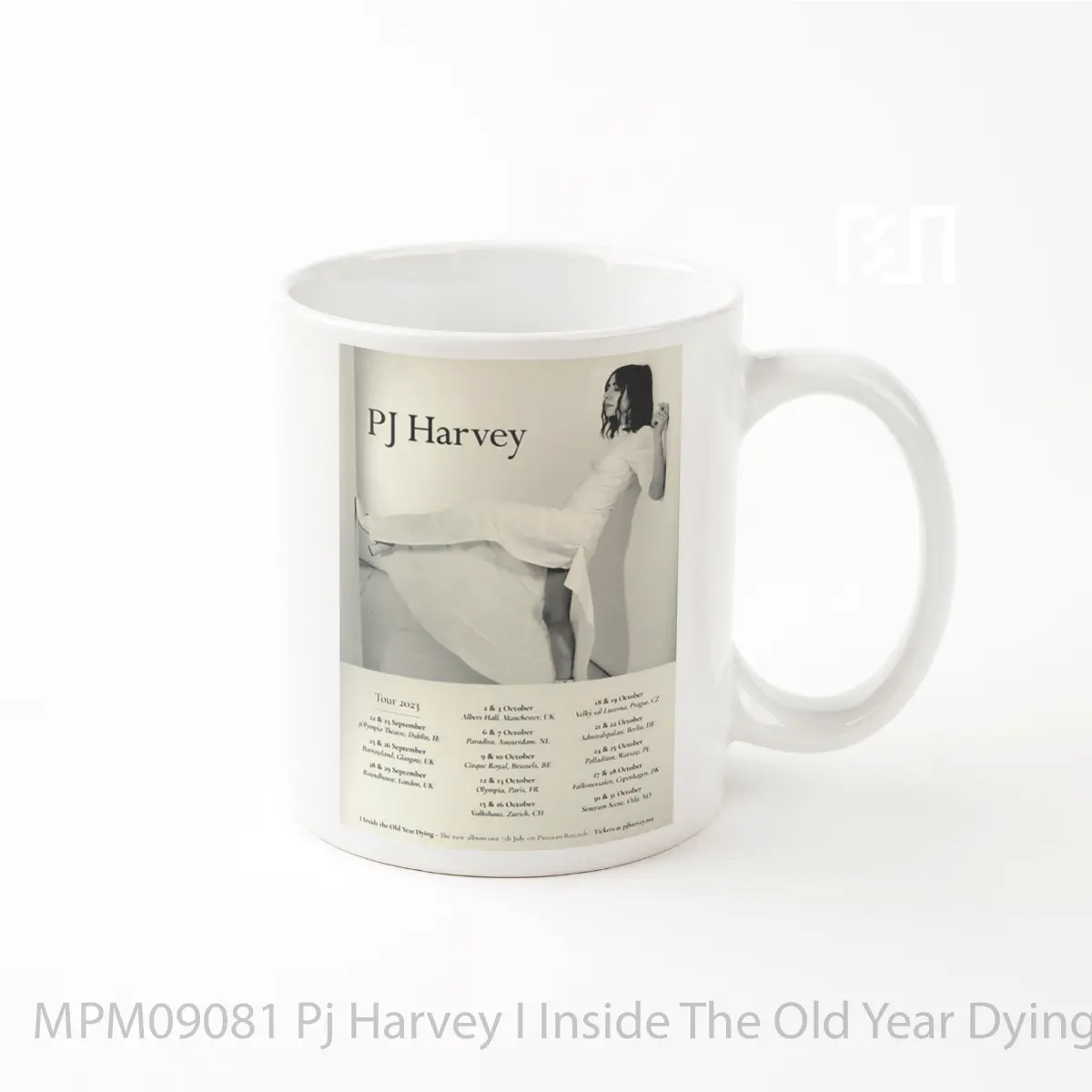 Mug Pj Harvey I Inside The Old Year Dying Uk Europe Tour 2023 MPM09081