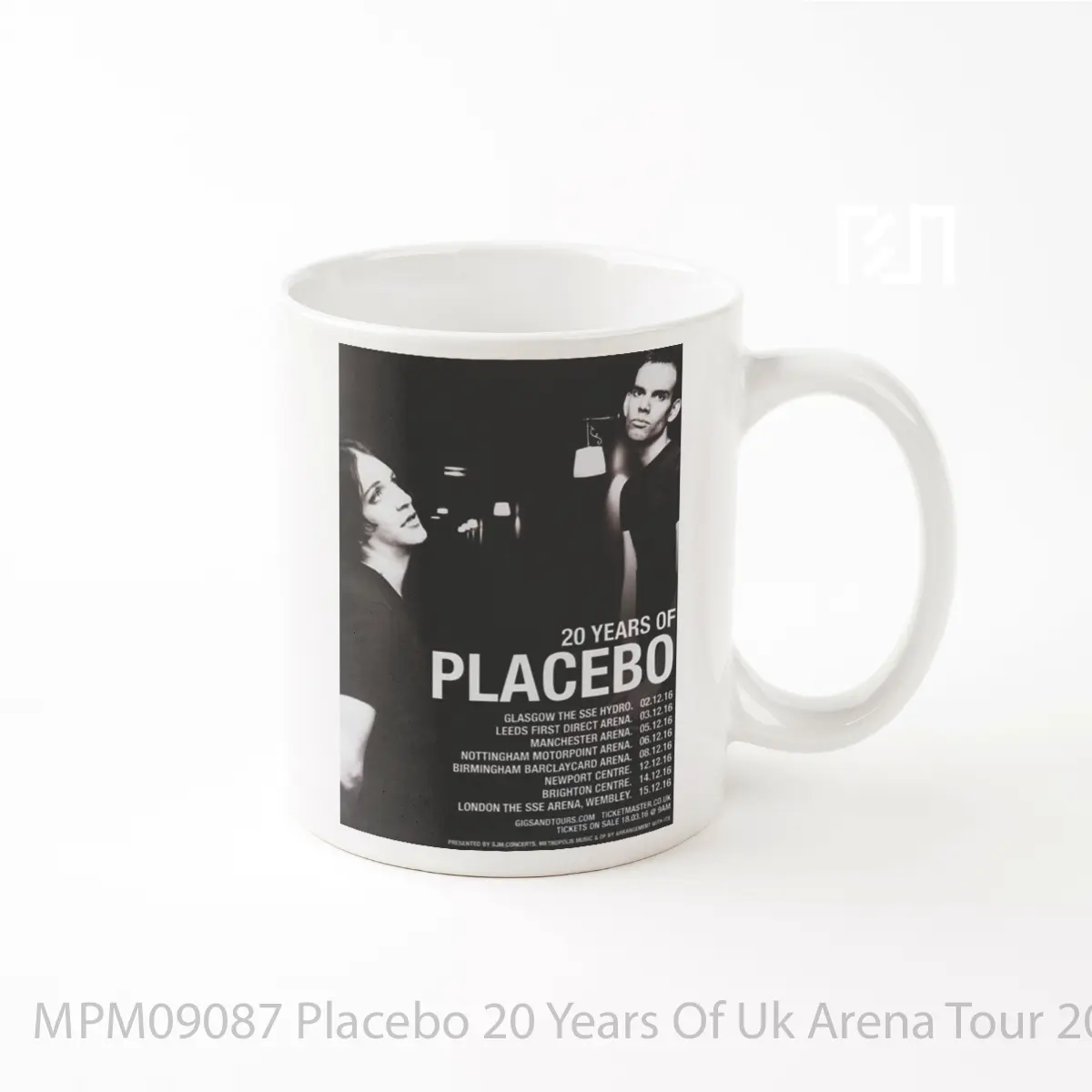 Mug Placebo 20 Years Of Uk Arena Tour 2016 MPM09087