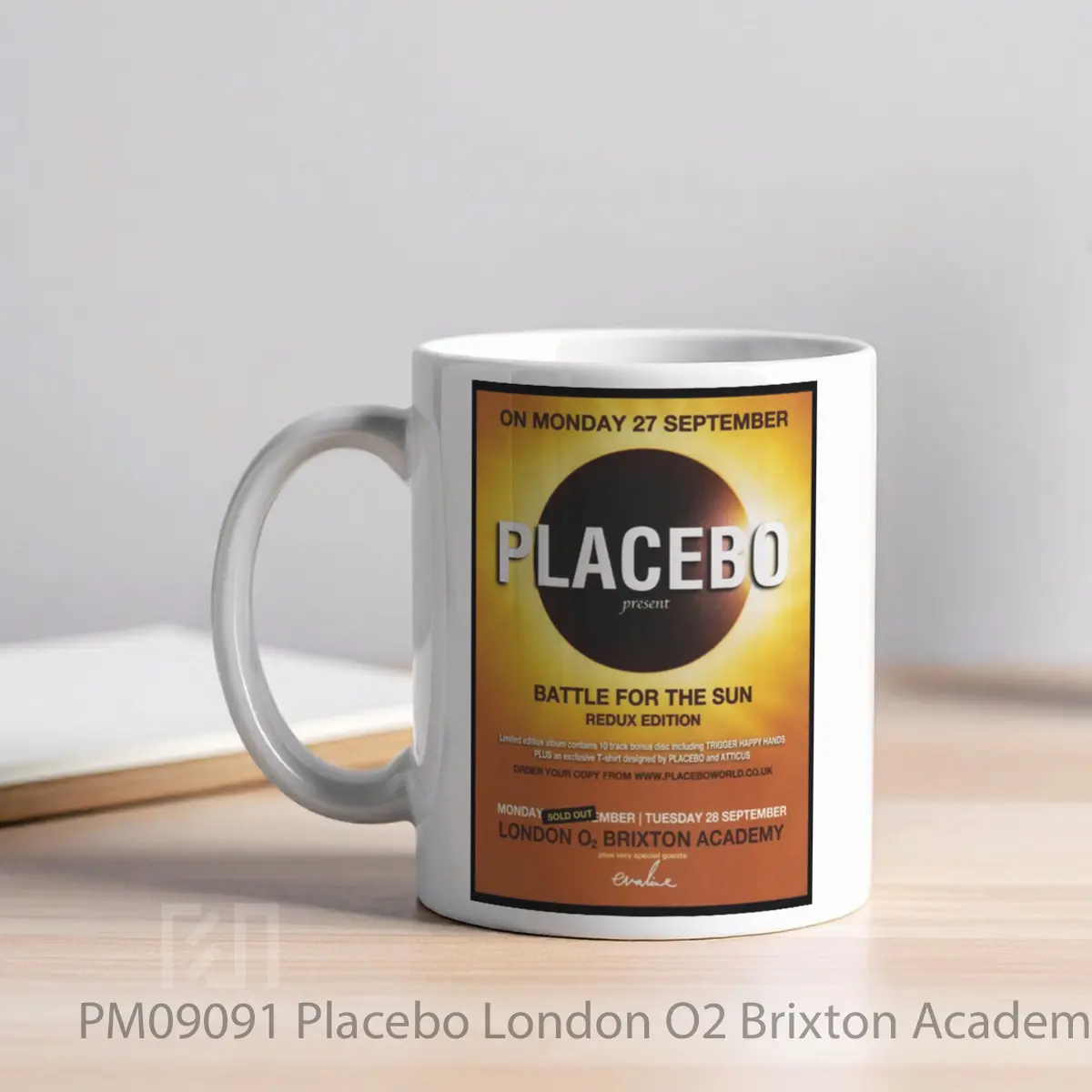 Mug Placebo London O2 Brixton Academy 2013 Print 1 MPM09091 - All-side / Desain