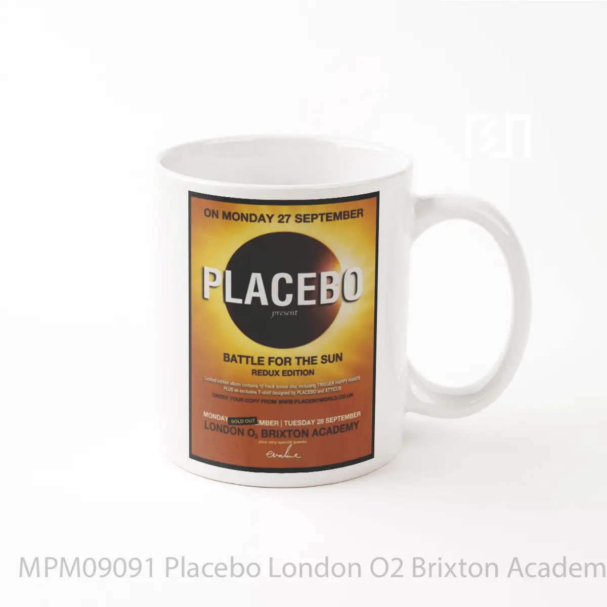 Mug Placebo London O2 Brixton Academy 2013 Print 1 MPM09091