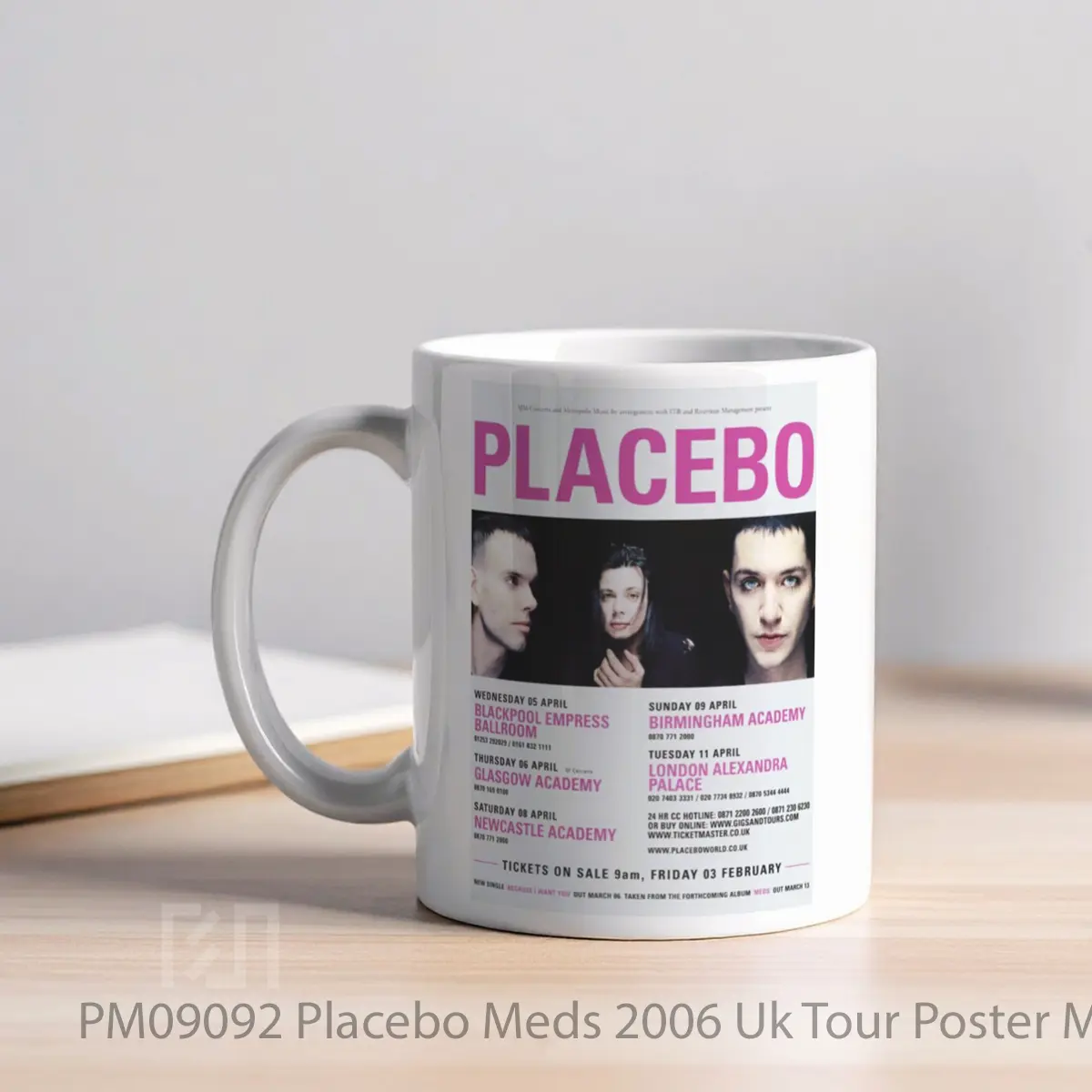 Mug Placebo Meds 2006 Uk Tour MPM09092 - All-side / Desain