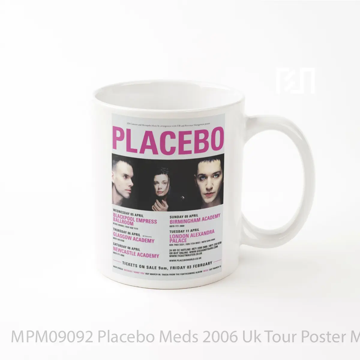 Mug Placebo Meds 2006 Uk Tour MPM09092
