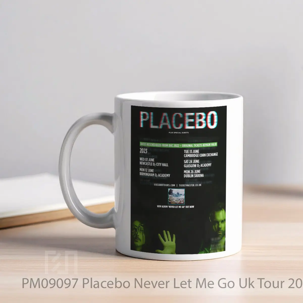 Mug Placebo Never Let Me Go Uk Tour 2023 MPM09097 - All-side / Desain