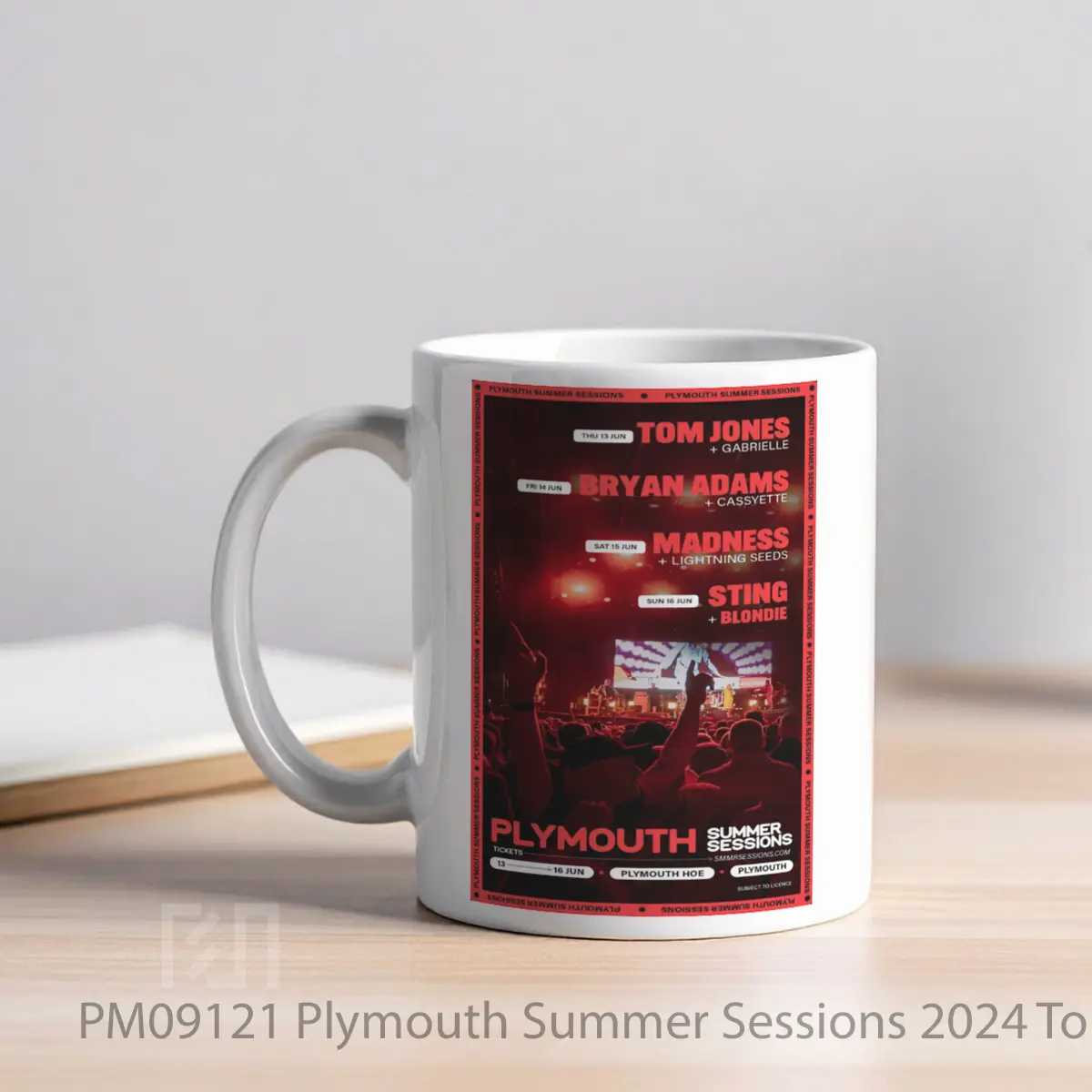 Mug Plymouth Summer Sessions 2024 Tom Jones MPM09121 - All-side / Desain