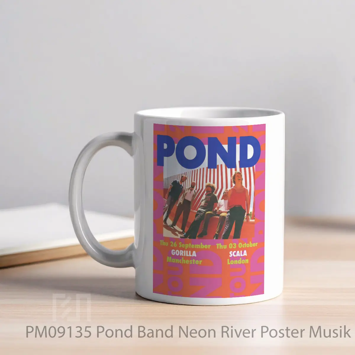Mug Pond Band Neon River MPM09135 - All-side / Desain