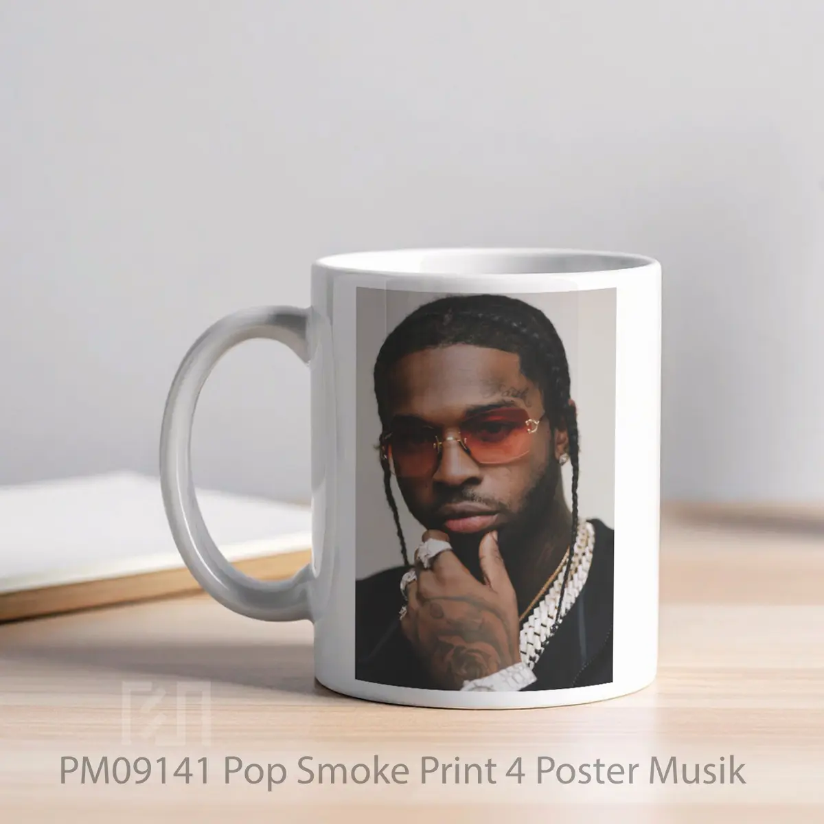 Mug Pop Smoke Print 4 MPM09141 - All-side / Desain