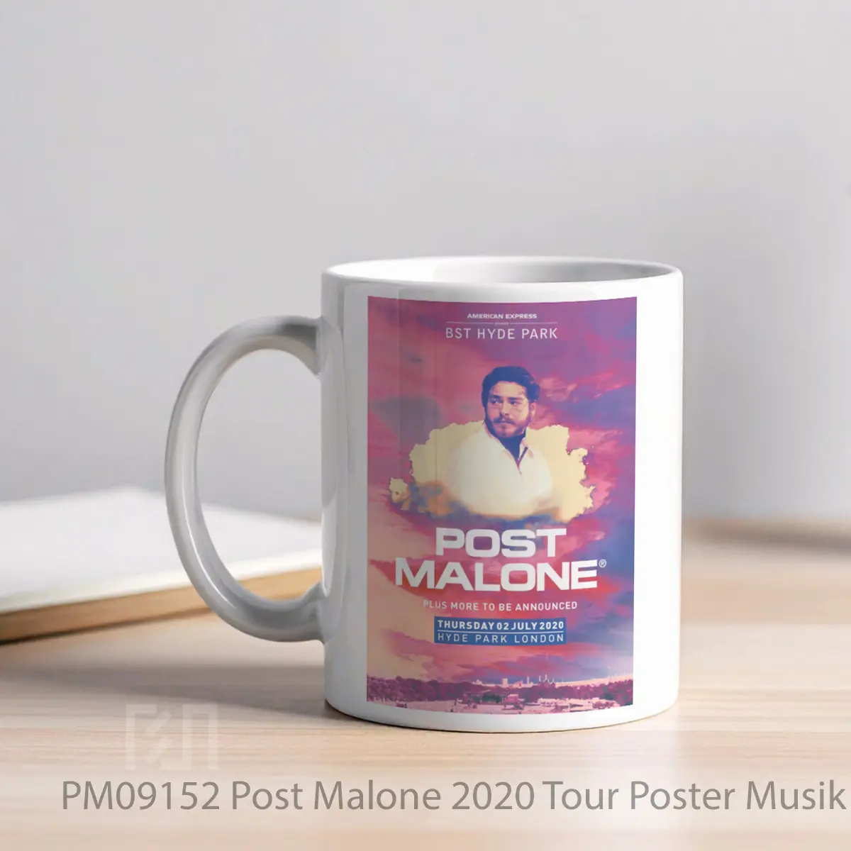 Mug Post Malone 2020 Tour MPM09152 - All-side / Desain