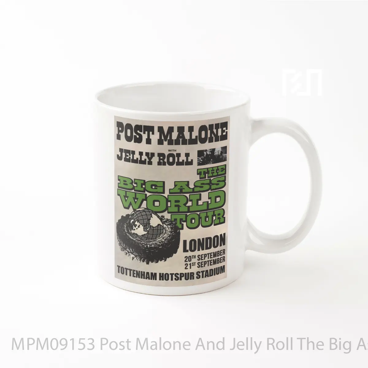 Mug Post Malone And Jelly Roll The Big Ass Tour London MPM09153