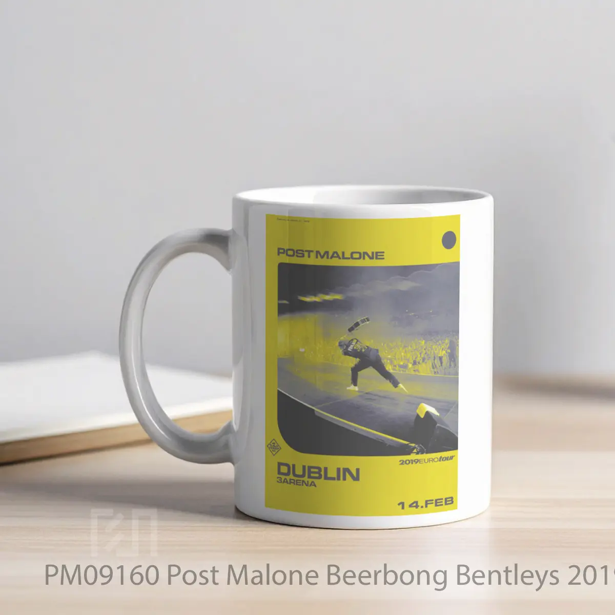 Mug Post Malone Beerbong Bentleys 2019 World Tour Po 15 MPM09160 - All-side / Desain