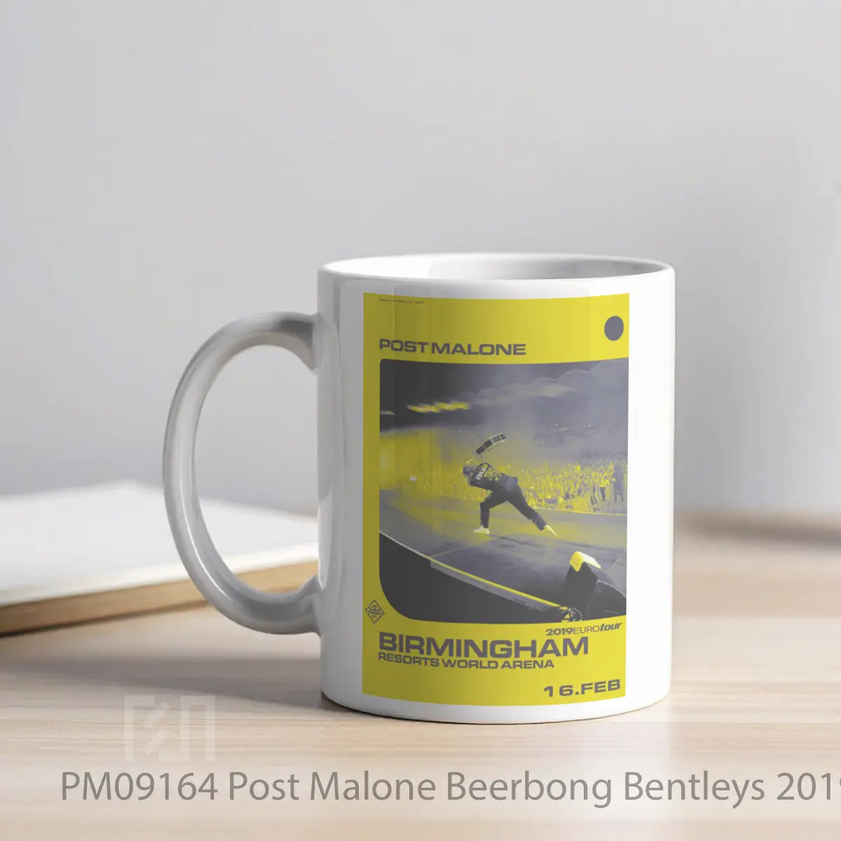 Mug Post Malone Beerbong Bentleys 2019 World Tour Po 19 MPM09164 - All-side / Desain