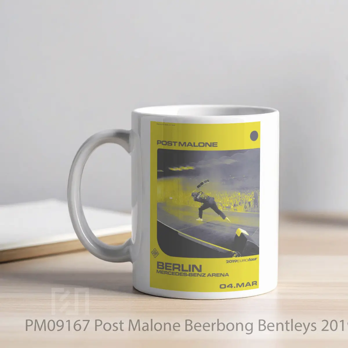 Mug Post Malone Beerbong Bentleys 2019 World Tour Po 21 MPM09167 - All-side / Desain