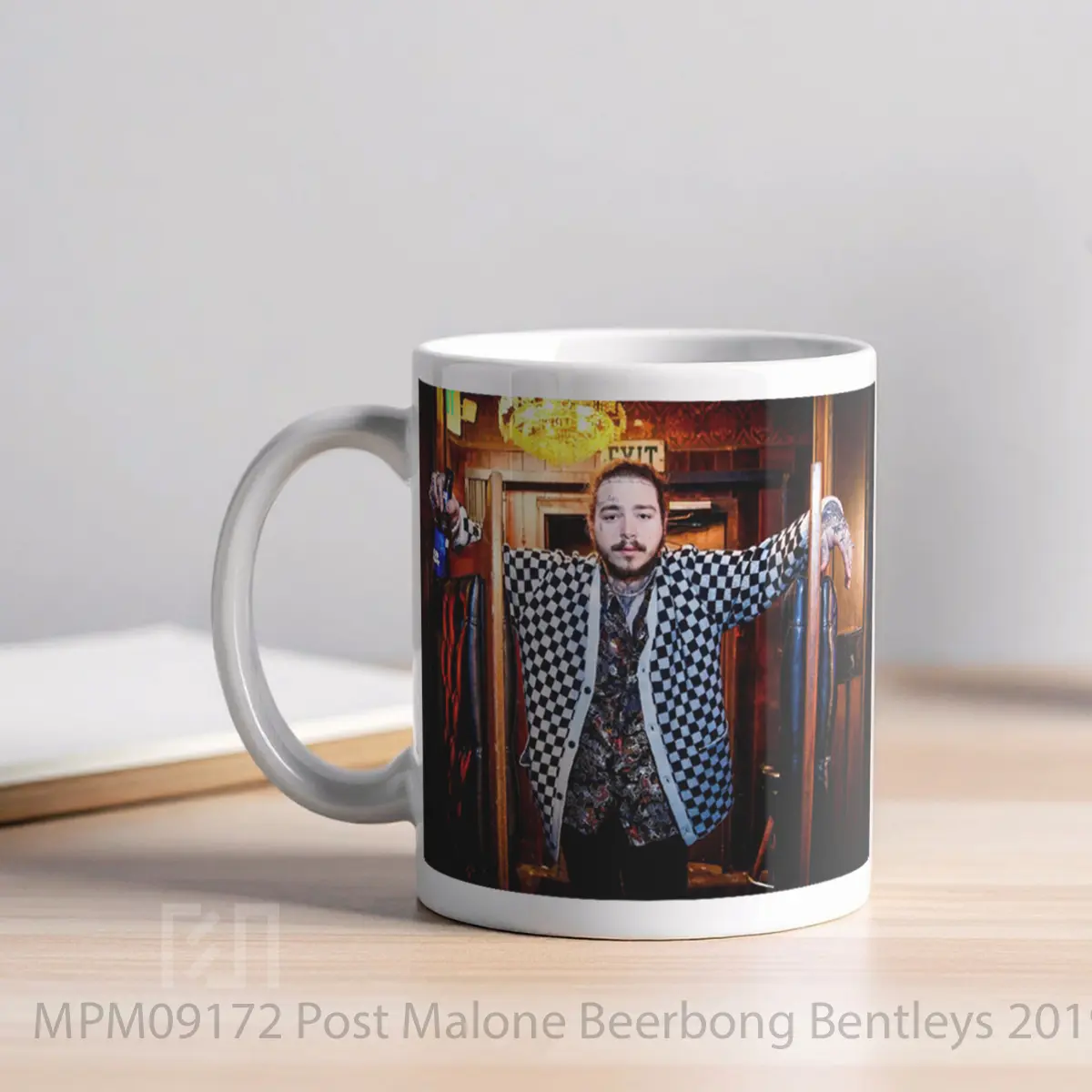 Mug Post Malone Beerbong Bentleys 2019 World Tour Po 3 MPM09172 - All-side / Desain