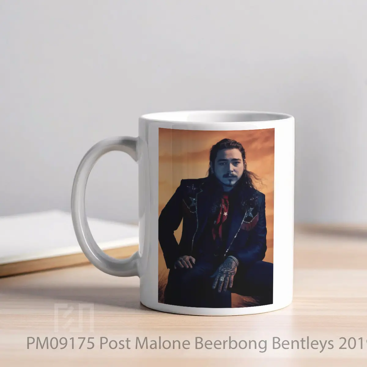 Mug Post Malone Beerbong Bentleys 2019 World Tour Po 6 MPM09175 - All-side / Desain