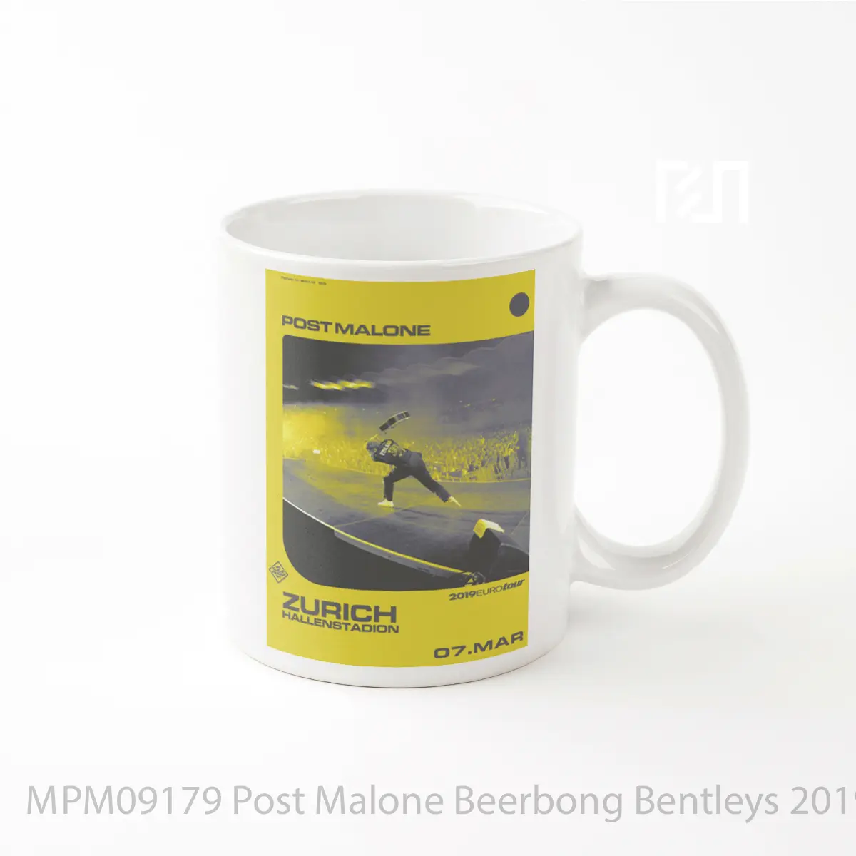 Mug Post Malone Beerbong Bentleys 2019 World Tour Po MPM09179